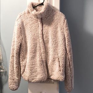 Button up Sherpa sweater